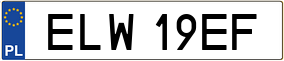Truck License Plate